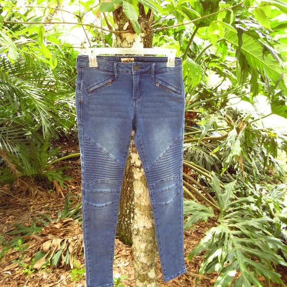 Denim Blvd Los Angeles size 26 Skinny Crop Mid rise Jeans - Picture 1 of 10